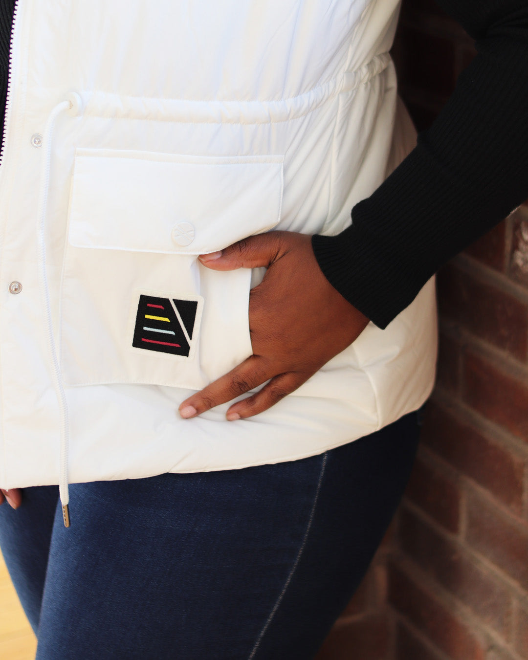 Lusso Rung for Women White Ginger Vest